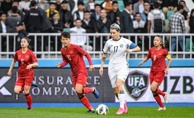 Qualifikation zu den Olympischen Spielen: Vietnamesische Fußballmannschaft der Frauen verliert gegen Usbekistan