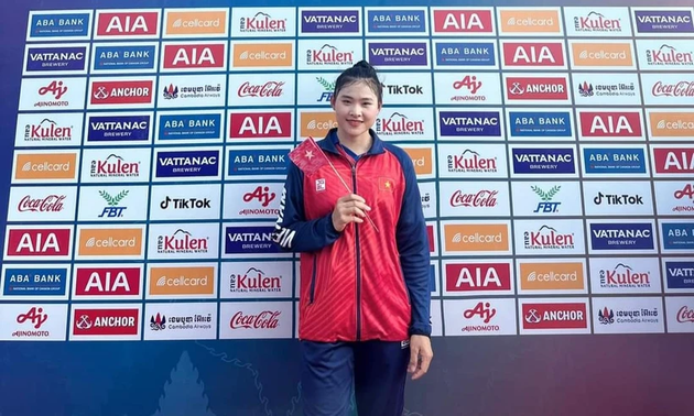 Kanufahrerin Diep Thi Huong gewinnt Goldmedaille bei Kanu-Asienmeisterschaft