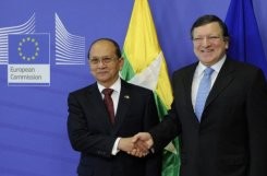 EU pledges financial aid for Myanmar
