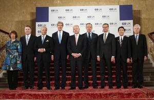 G8 Foreign Minister Summit’s joint statement on North Korea and Syria