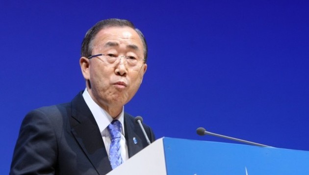 UN chief calls for action to cope with climate change