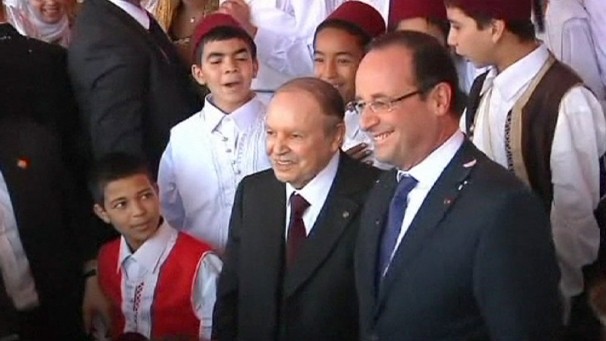 Presidente francés inicia histórica visita a Argelia