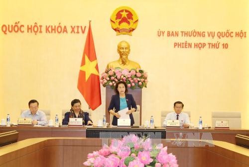 Continúan agenda de X reunión del Comité Permanente del Parlamento vietnamita