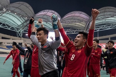Entregan Órdenes de Trabajo a la selección de fútbol sub-23 de Vietnam