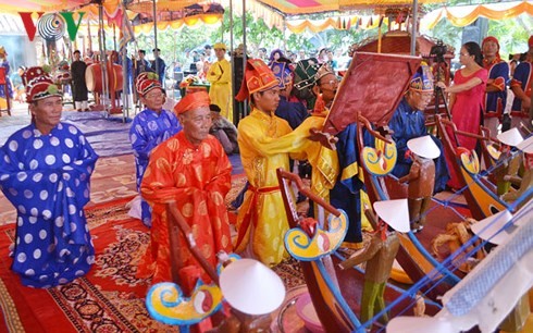 Celebran un ritual dedicado a la flota protectora de Hoang Sa