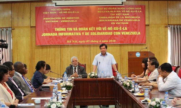 Vietnam reitera su apoyo a Venezuela