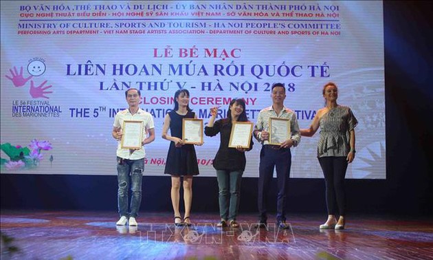 Honran a artistas vietnamitas en Festival Internacional de Títeres 2018