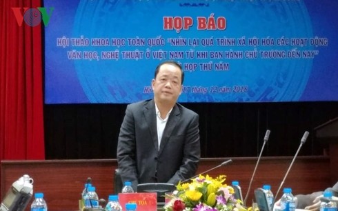 Efectuarán seminario sobre participación social de actividades artísticas y literarias en Vietnam