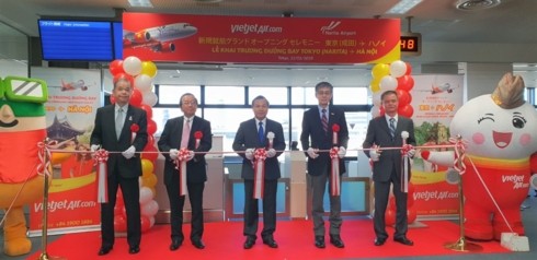 Vietjet Air inaugura vuelo directo entre Hanói y Tokio