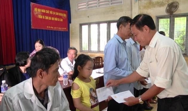 Tien Giang ayuda a mejorar la vida de víctimas del agente naranja