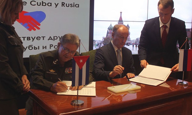 Cuba y Rusia firman memorando sobre cooperación en seguridad