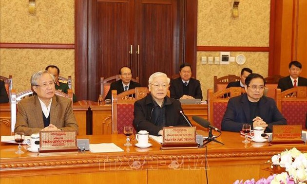Efectúan reunión del Secretariado del Partido Comunista de Vietnam