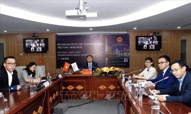 Efectúan conferencia de intercambio comercial en línea Vietnam-Mercosur