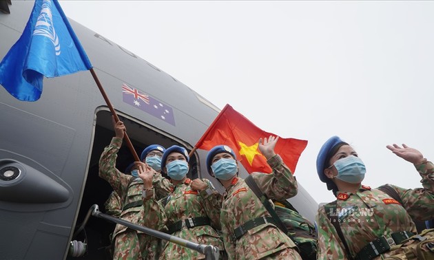 Otros 24 soldados vietnamitas se unen a las fuerzas de mantenimiento de paz en Sudán del Sur