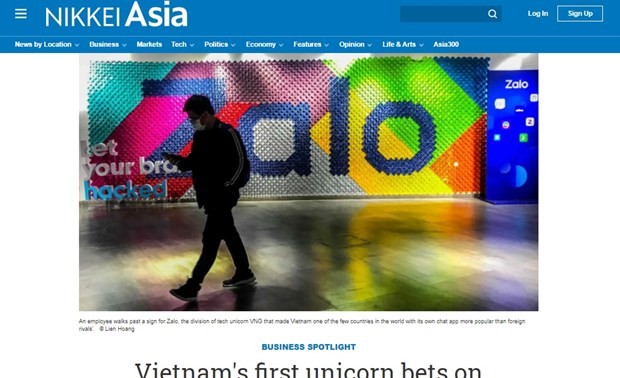 Periódico japonés destaca el primer unicornio tecnológico de Vietnam