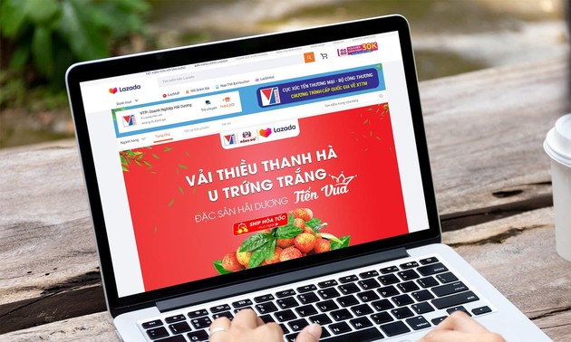 Productos agrícolas vietnamitas aprovechan las plataformas de comercio electrónico