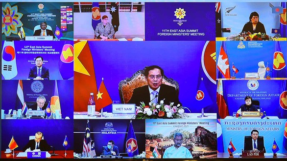 Vietnam participa en la reunión virtual de ministros de Relaciones Exteriores de la Cumbre de Asia Oriental