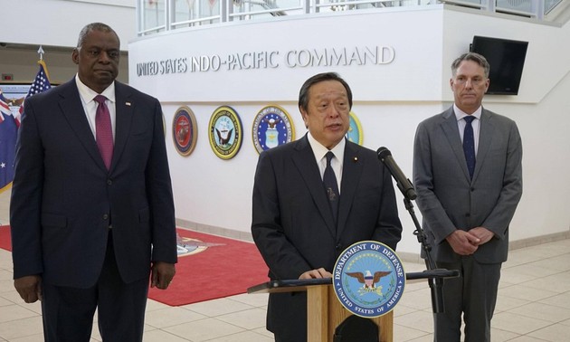 Estados Unidos, Japón y Australia reafirman cooperación en la región del Indo-Pacífico