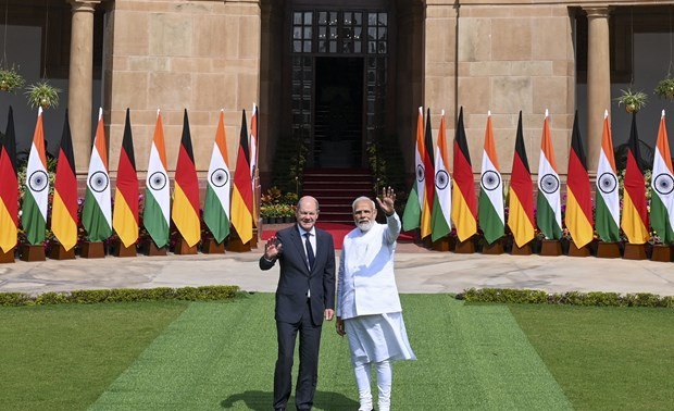 Canciller de Alemania se reúne con el primer ministro de la India