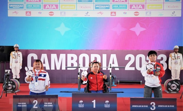 Vietnam ocupa segundo lugar en medallero de ASEAN Para Games 12