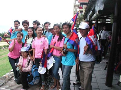 Encuentro de intercambio entre jóvenes vietnamitas y camboyanos
