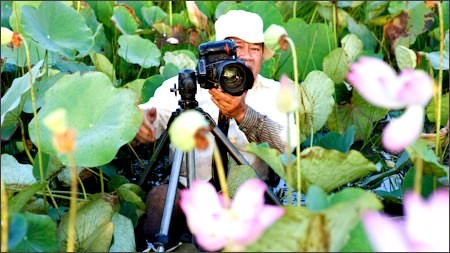 El fotógrafo Tran Bich y la flor de loto