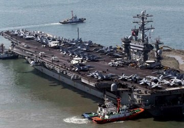 Pyongyang critica el envío de portaaviones norteamericanos a Seúl
