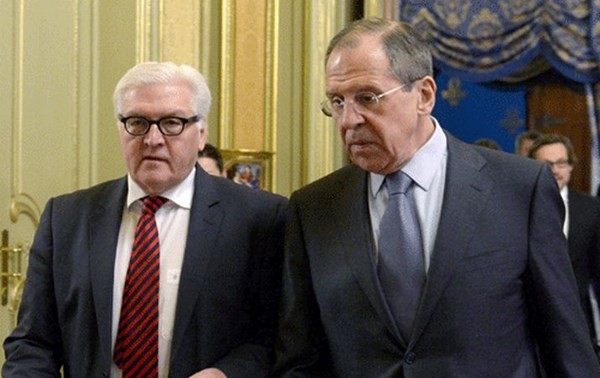 Germany and Russia discuss situation in Syria and Crimea