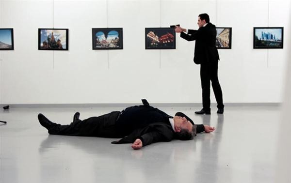 Russian Ambassador to Turkey assassinated