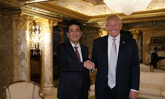 Japan, US eye Abe-Trump meeting in February   