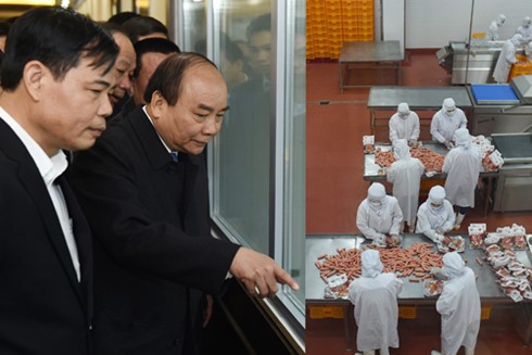 PM Nguyen Xuan Phuc visits several production facilities in Bac Ninh province