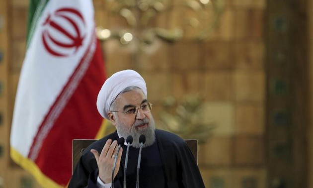 Iranian president calls US sanctions an economic war on Iran 