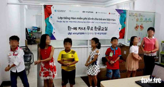 (베트남 교포) 한국에서 한 – 베 가정 자녀를 위한 베트남어 수업 개강
