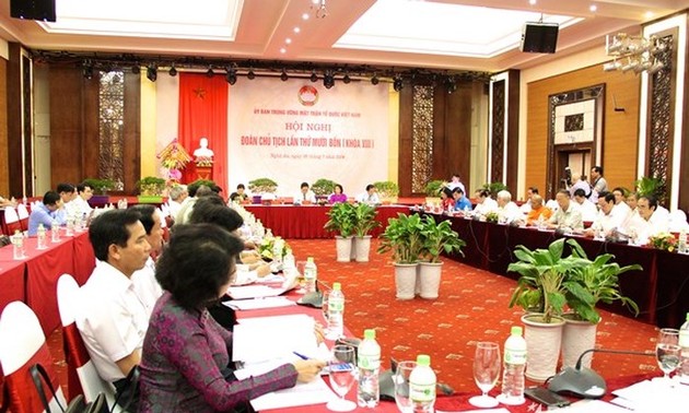 14차 베트남 조국전선 중앙 위원장단 회의 개막
