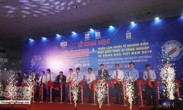 베트남 전기-산업기계-자동화전시회와 2019년 호찌민시 인쇄전시회 개막