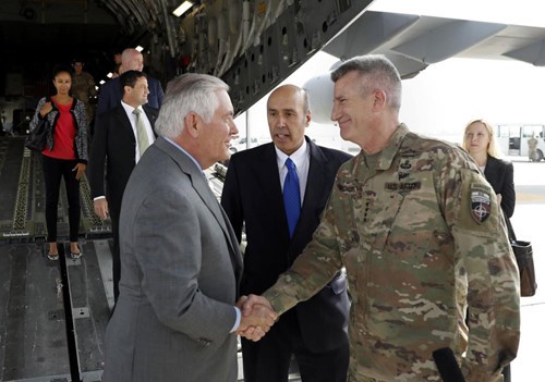 Rex Tillerson en visite surprise en Afghanistan