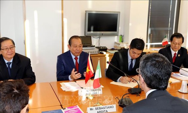 Renforcer la coopération judiciaire Vietnam - Italie