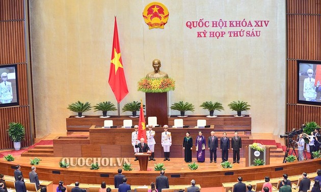 Investiture de Nguyên Phu Trong au poste de président de la République
