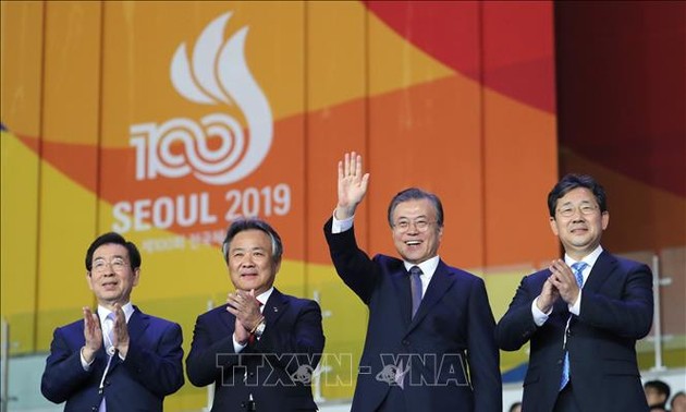 Moon réaffirme sa volonté de co-organiser les Jeux olympiques 2032 avec Pyongyang