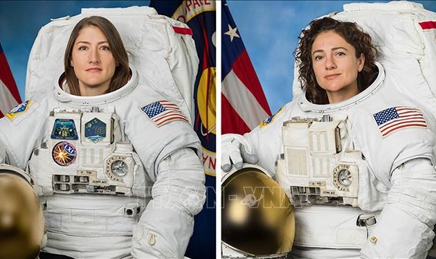 Première sortie d’un duo 100% féminin dans l’espace pour les astronautes américaines 
