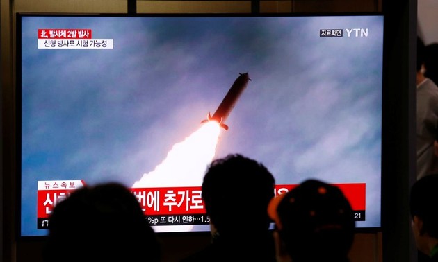 Pyongyang qualifie de succès l'essai d'un «lance-roquettes multiple»