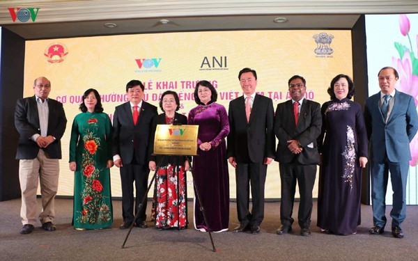 Inauguration du bureau de correspondance de la Voix du Vietnam en Inde