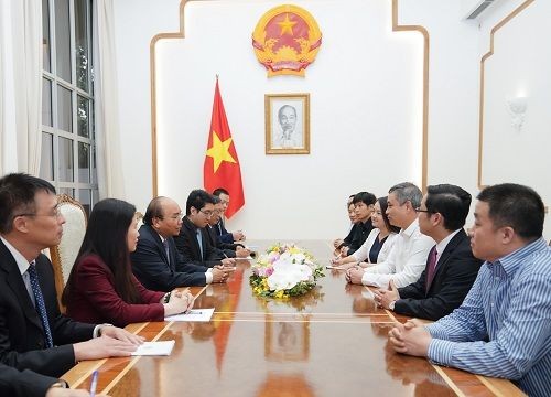 Nguyên Xuân Phuc reçoit le PDG de Texhong Vietnam