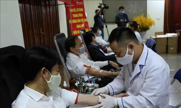 Covid-19: Collecte de sang par l’Union des agriculteurs vietnamiens 