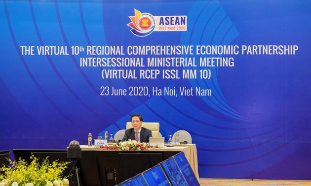 ASEAN : Réunion en ligne sur le Partenariat économique régional  global