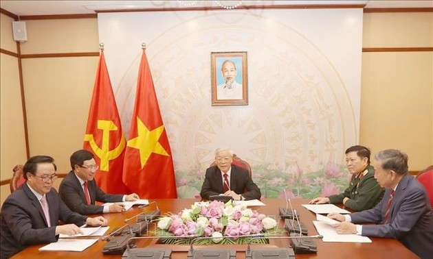 Entretien téléphonique Nguyên Phu Trong - Hun Sen