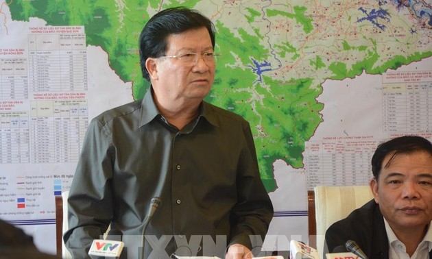 Trinh Dinh Dung appelle à une vigilance maximale face au typhon Molave