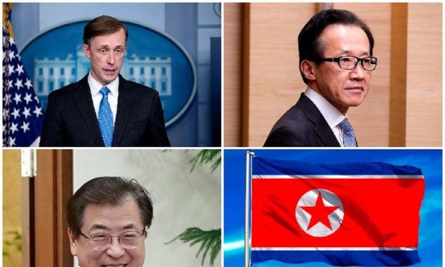 Séoul, Tokyo et Washington veulent une reprise rapide du dialogue avec Pyongyang