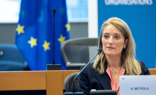 Roberta Metsola élue présidente du Parlement européen