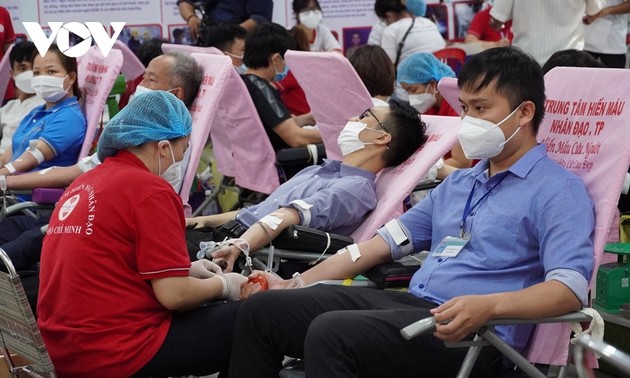 Hô Chi Minh-ville lance sa campagne de don de sang 2022
